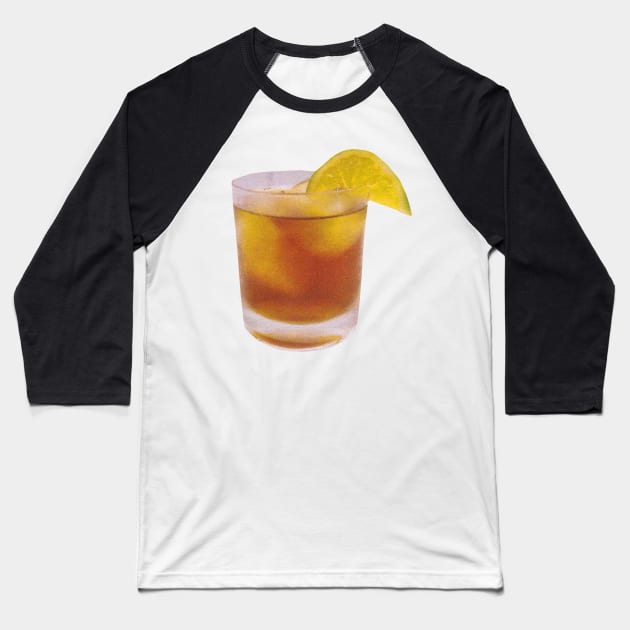 Lemon Ice Tea Baseball T-Shirt by Food Photography